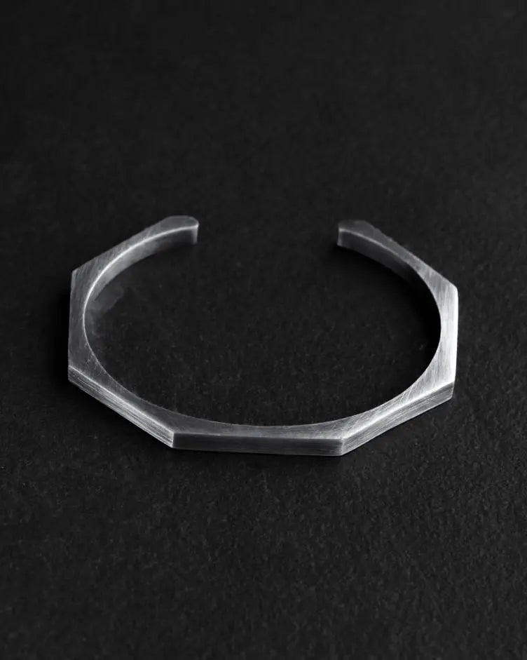 Hexagon Cuff Bracelet - Bold. Minimal. Unstoppable